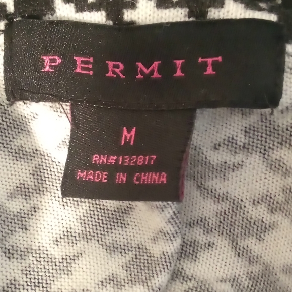 SALE- Vintage permit houndstooth dress - Picture 6 of 7